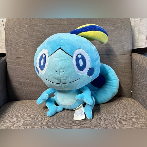 Build A Bear BAB Pokemon Sobble Plush Blue 19” Plush No Sound 2022 BAB - Picture 1 of 5